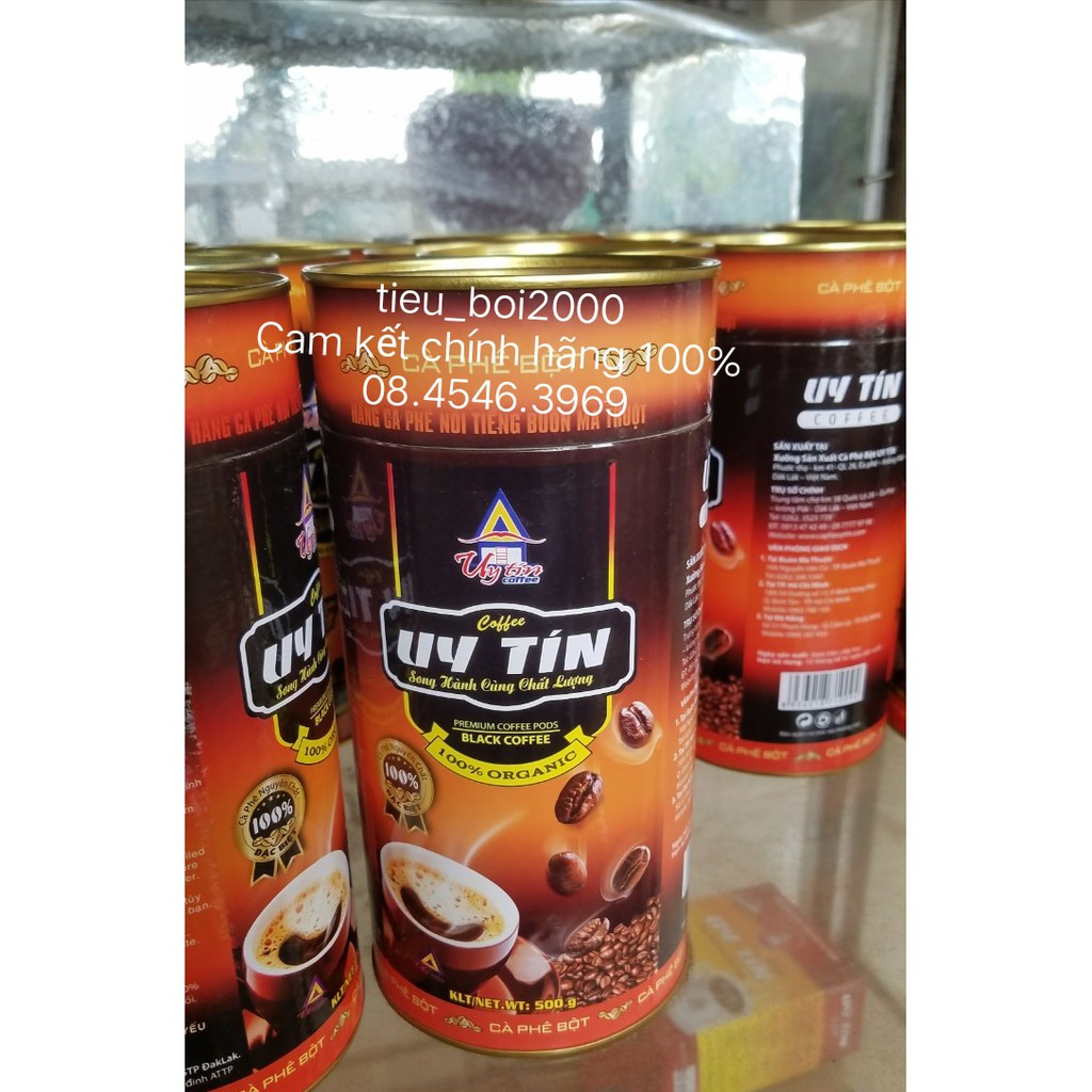 CÀ PHÊ UY TÍN DẠNG LON 100% ORGANIC (500G) - CAM KẾT CHÍNH HÃNG 100%-Cà Phê Bột Nổi Tiếng Buôn Ma Thuột- ĐẶC SẢN ĐĂK LĂK