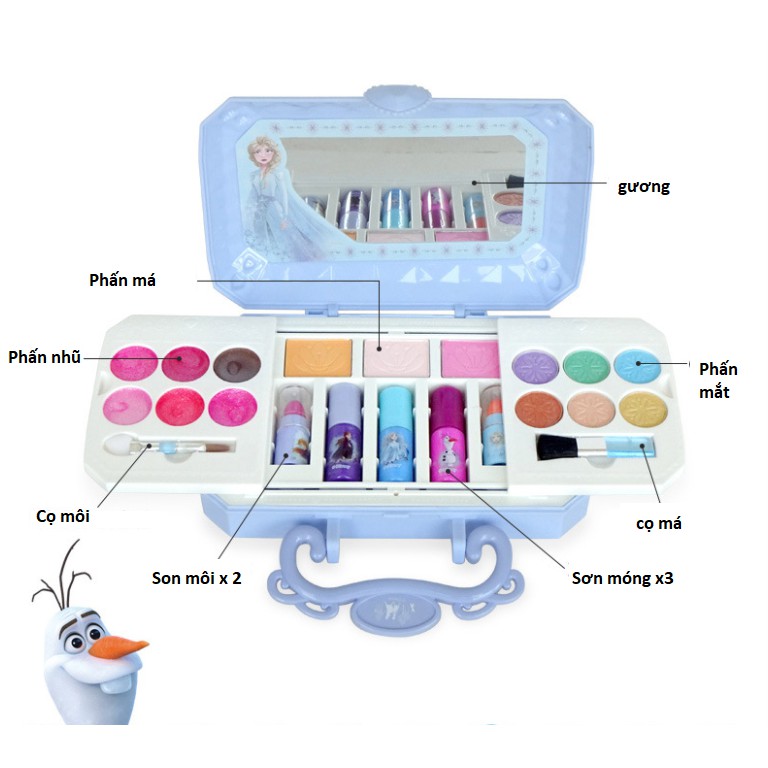 Đồ chơi trang điểm cho bé gái Disney Chính hãng cam kết an toàn tự nhiên - B34