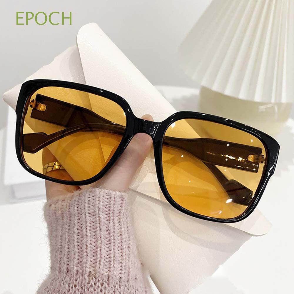 Kính Mát EPOCH Tròng Vuông Chống Tia UV400 Nhiều Màu Sắc Phong Cách Retro Cho Nam Và Nữ