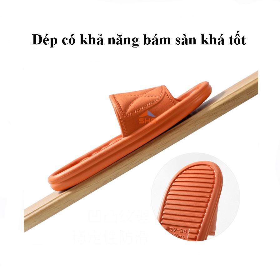 (BÁNH MÌ DẤU X) DÉP NỮ NAM UNISEX QUAI NGANG, DÉP TRONG NHÀ, DÉP ĐI TRONG NHÀ THỜI TRANG CUTE CAO CẤP