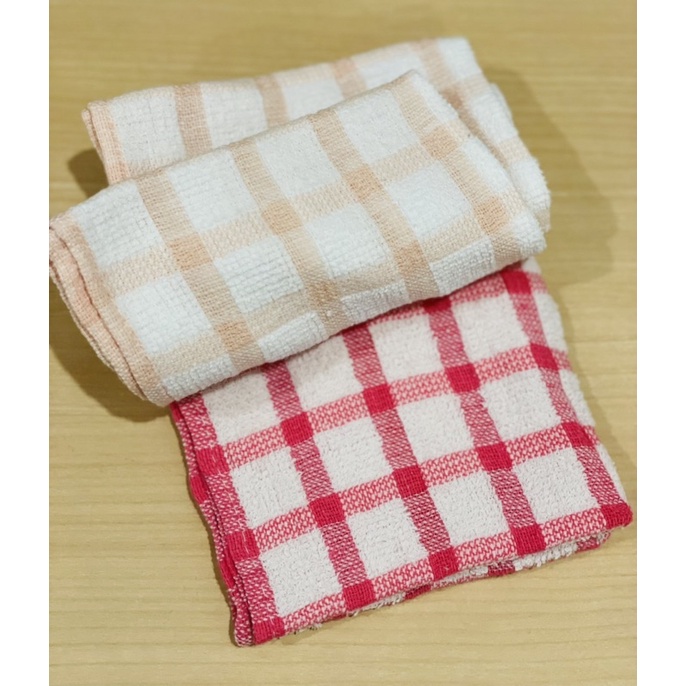 Set 3 chiếc khăn lau bếp , khăn lau đa năng thấm hút tốt, nhanh khô, 100% cotton xuất dư