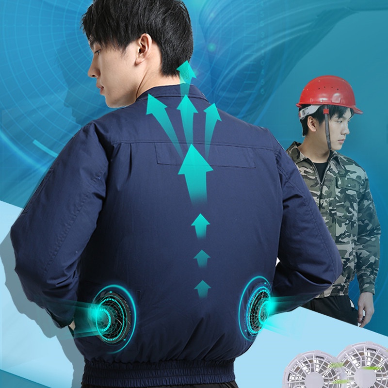 Áo Quạt Gió Điều Hoà Nhật Bản KITO, Áo Cotton Cao Cấp, Phiếu BH 12 Tháng, [ Tặng Túi Đá Khô]