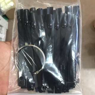 Móng que mẫu tập vẽ (màu đen)