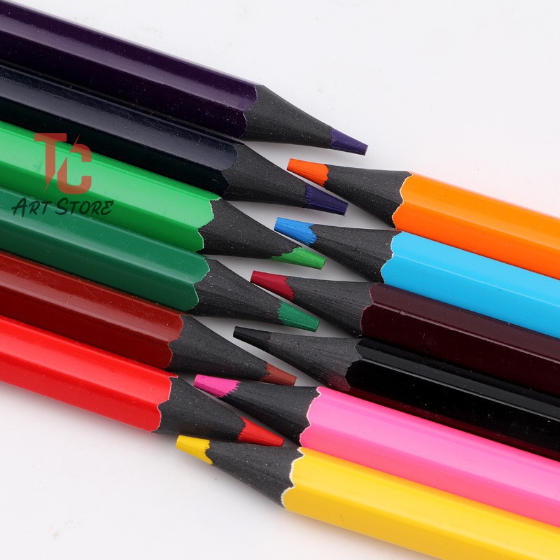 Bộ Bút chì màu Baoke 12M, 18M, 24M, 36M, 48M - Màu sắc tươi sáng, thân thiện môi trường [NHÀ P.PHỐI VPP BAOKE - TC ART ]