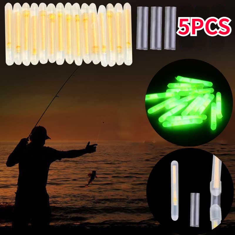Set 5 Que Phát Sáng Gắn Cần Câu Cá 2.2-4.5mm