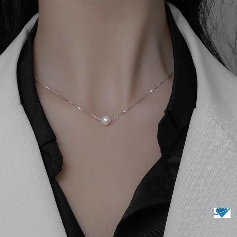 Dây chuyền bạc nữ hạt ngọc