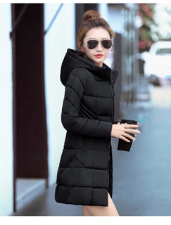 Áo phao dáng dài mẫu mới nhất 2018