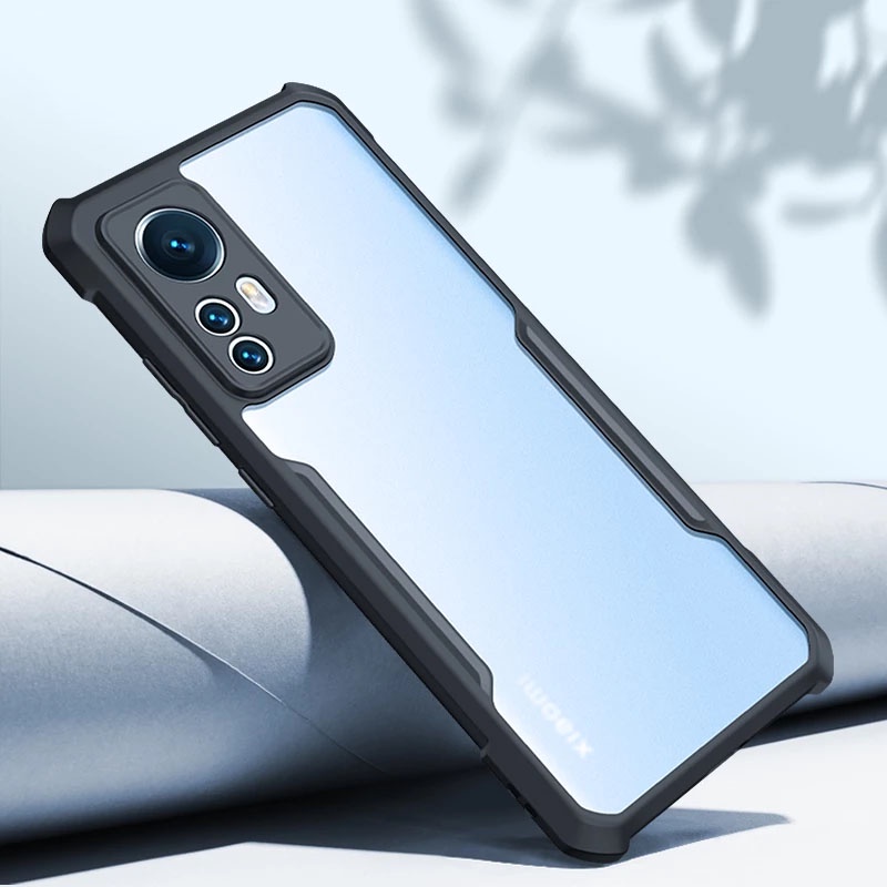 Ốp lưng XUNDD Xiaomi 12 / 12X /12S / 12 Pro / 12S Pro, Mặt lưng trong suốt, Viền TPU, Chống sốc