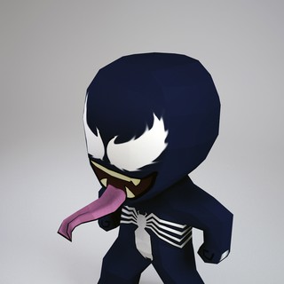 Mô hình giấy Marvel Avengers Chibi Venom