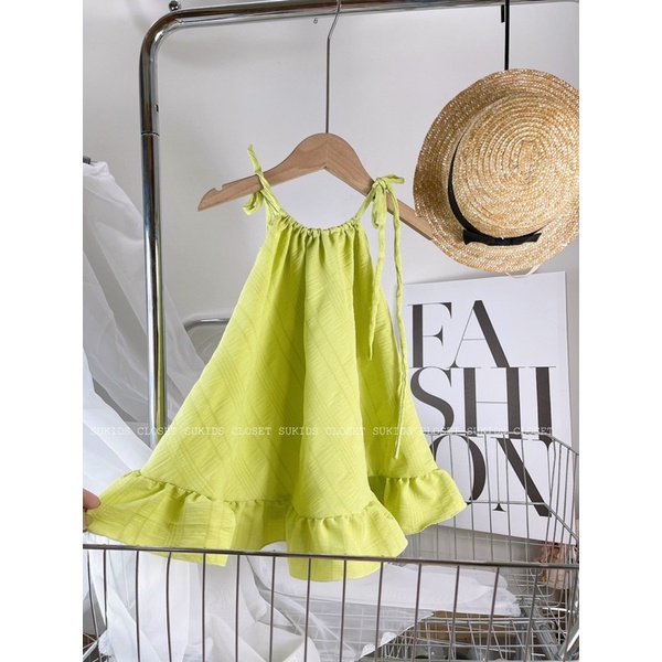 [VÁY BÉ GÁI] Váy maxi xốp Nhật hàng shop cho bé gái