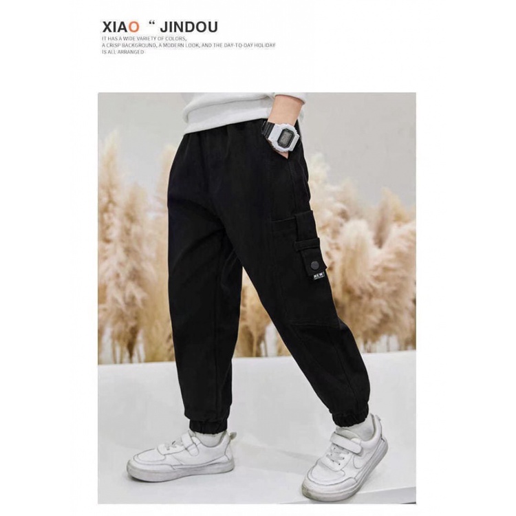 Quần Dài Dáng Rộng Thời Trang Thu Đông Dành Cho Bé Trai