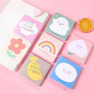 (Butgiasi) Note Ghi Chú In Hình Vẽ Cute 80 Tờ - Giá Sỉ Rẻ Nhất