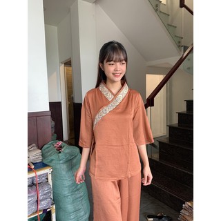 BỘ ĐI CHÙA NHẬT BÌNH LỤA PHÁP CAO CẤP