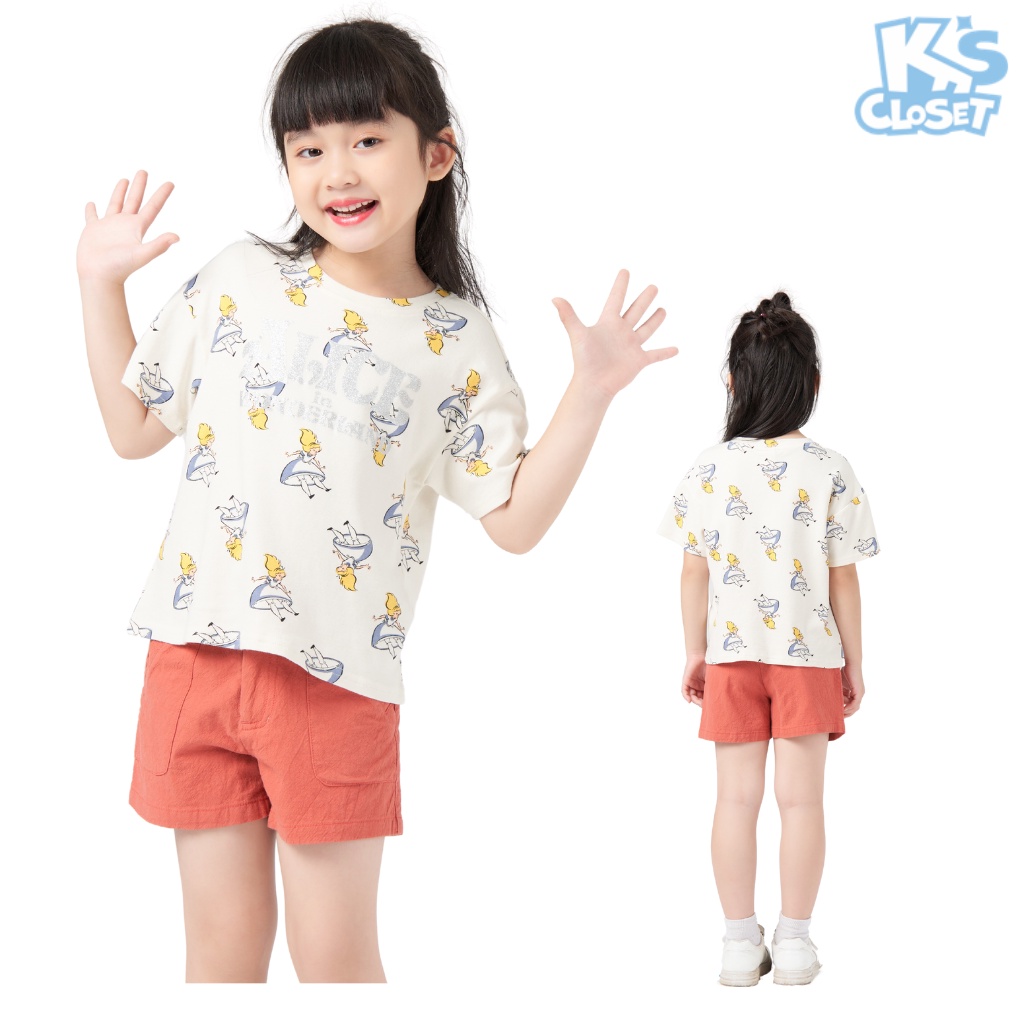 Aó Cộc Tay Cho Bé Gái K's Closet Chất Liệu Cotton (2 - 10 Tuổi) E008TWS TMMN