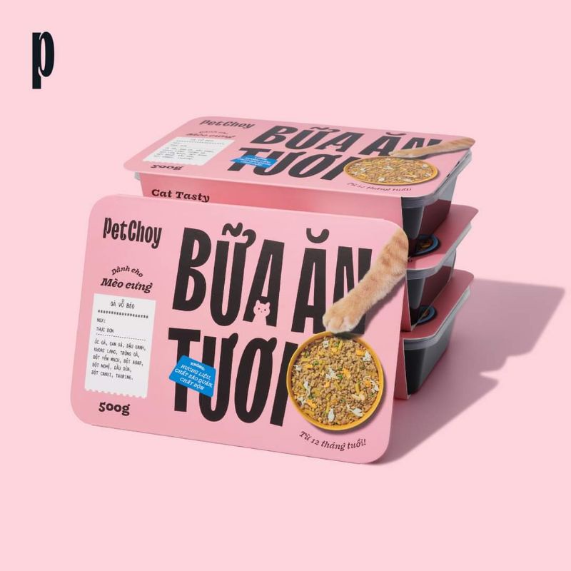 Pate tươi petchoy cho thú cưng