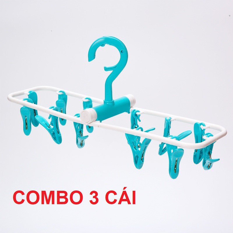 COMBO 3 cái - móc chùm phơi đồ nhỏ gọn