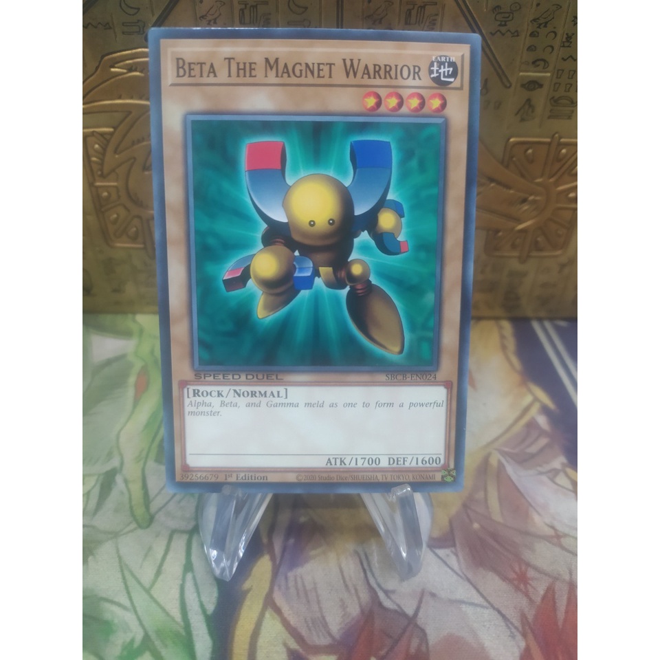 Thẻ Bài Yugioh | Beta The Magnet Warrior - SBCB-EN024 - Common 1st Edition