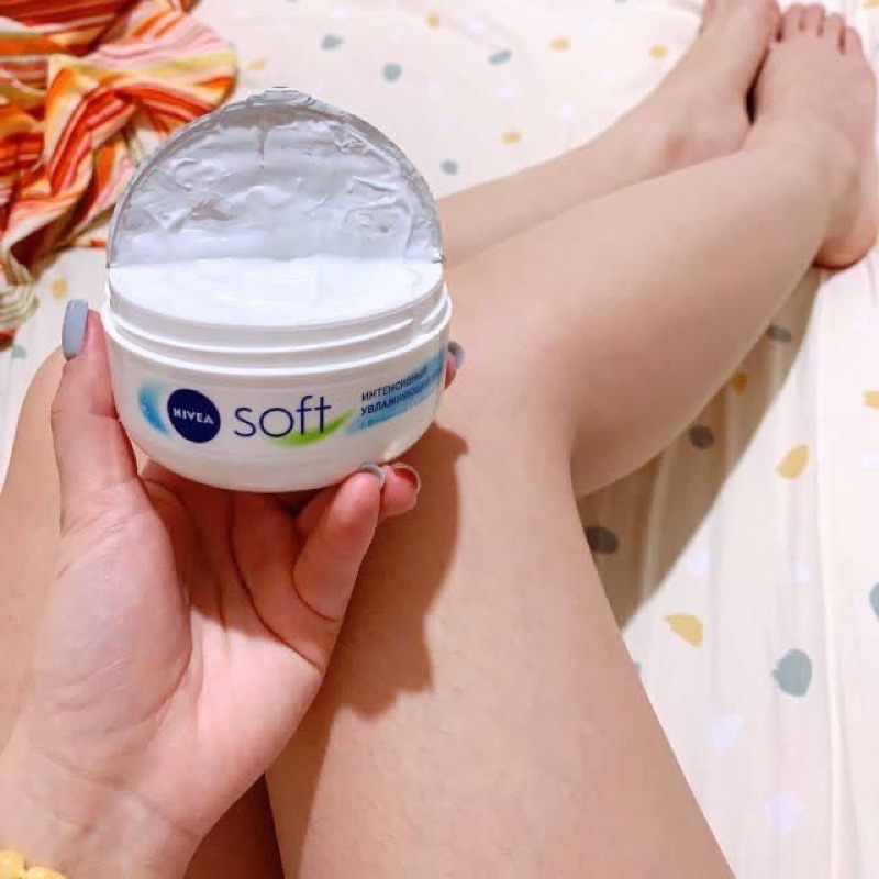 Dưỡng ẩm Nivea Soft Nga chính hãng ( hàng đủ bill)