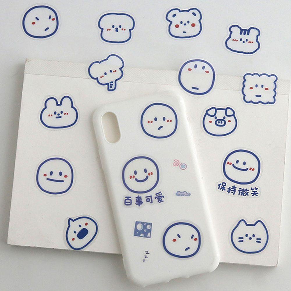 Miếng Dán Trang Trí Sổ Tay / Nhật Ký Hình Động Vật Dễ Thương DIY