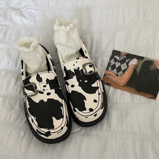 (SẴN) Giày Hoạ Tiết Bò Sữa G01