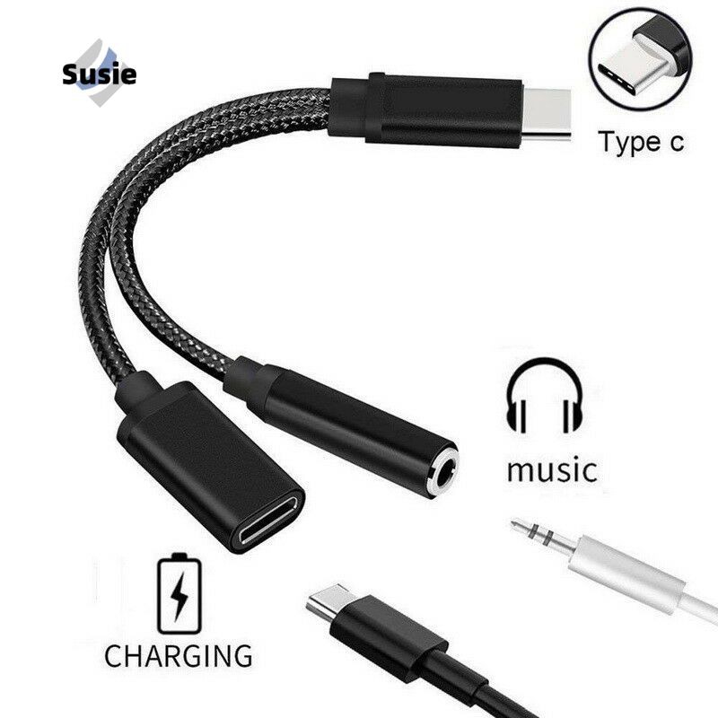 Cáp Chuyển Đổi Usb-C Type C Sang 3.5mm Aux Audio