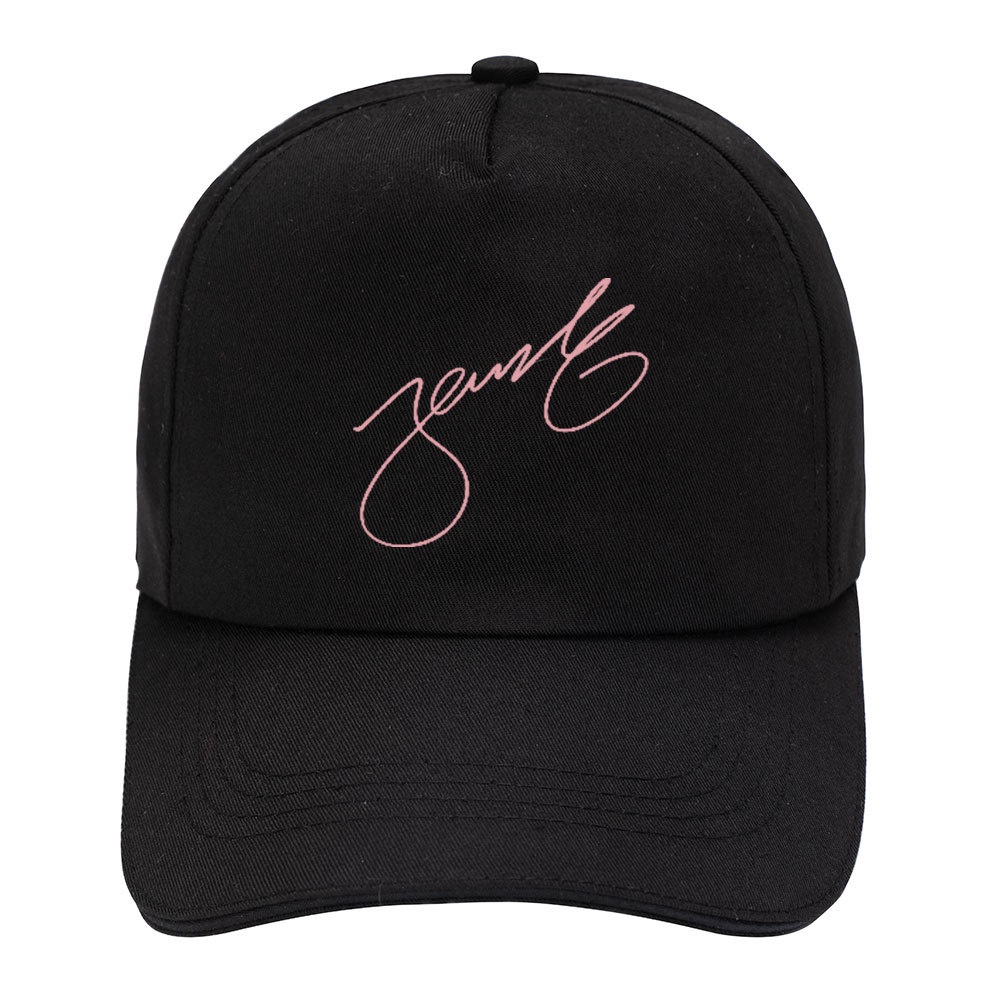 Mũ Lưỡi Trai In Chữ Ký Nhóm Nhạc blackpink Phong Cách Hàn Quốc Thời Trang unisex