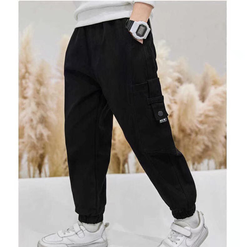 Quần Dài Dáng Rộng Thời Trang Thu Đông Dành Cho Bé Trai