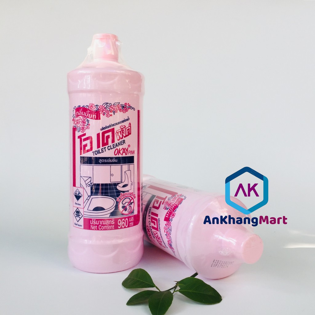 Nước Tẩy Toilet Okay Pink/ Okay Cleanser Mint 960ml - Thái Lan