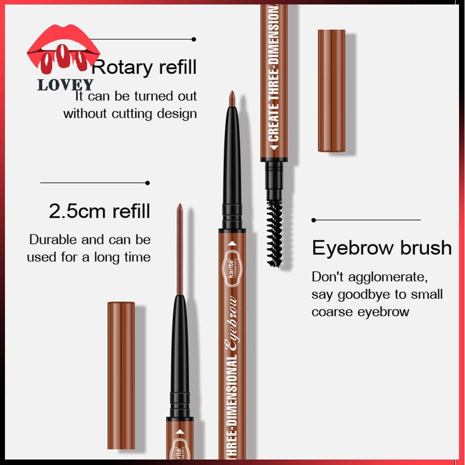 Bút Chì Kẻ Lông Mày Hai Đầu Không Thấm Nước Và Mồ Hôi Lâu Trôi Không Lem 0606 | BigBuy360 - bigbuy360.vn