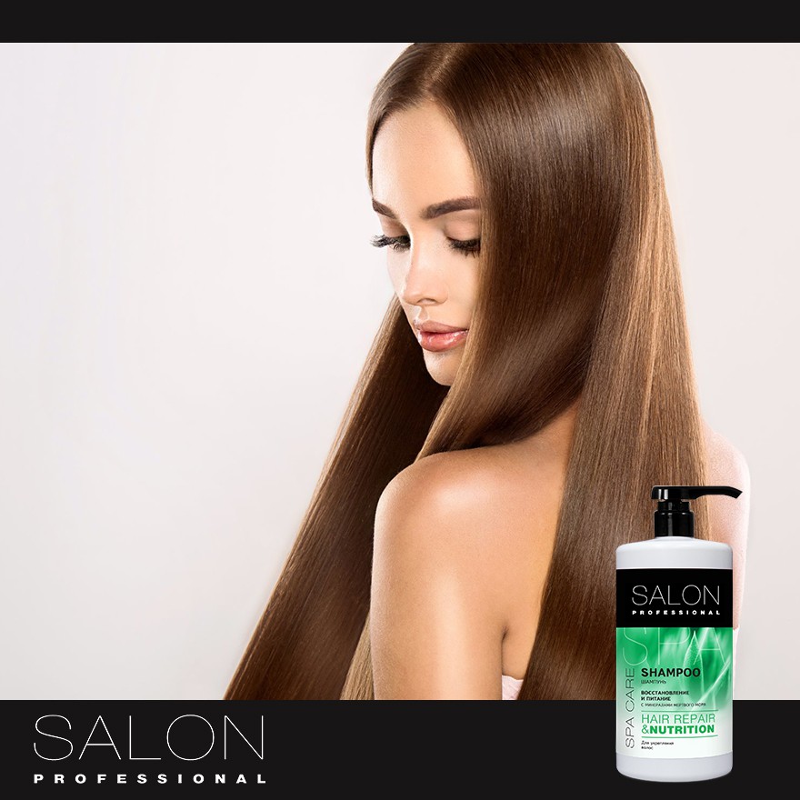 [Mã FMCGMALL giảm 8% đơn từ 250K] Dầu Gội SALON PROFESSIONAL Phục Hồi Và Nuôi Dưỡng Tóc 1000ml - TN074