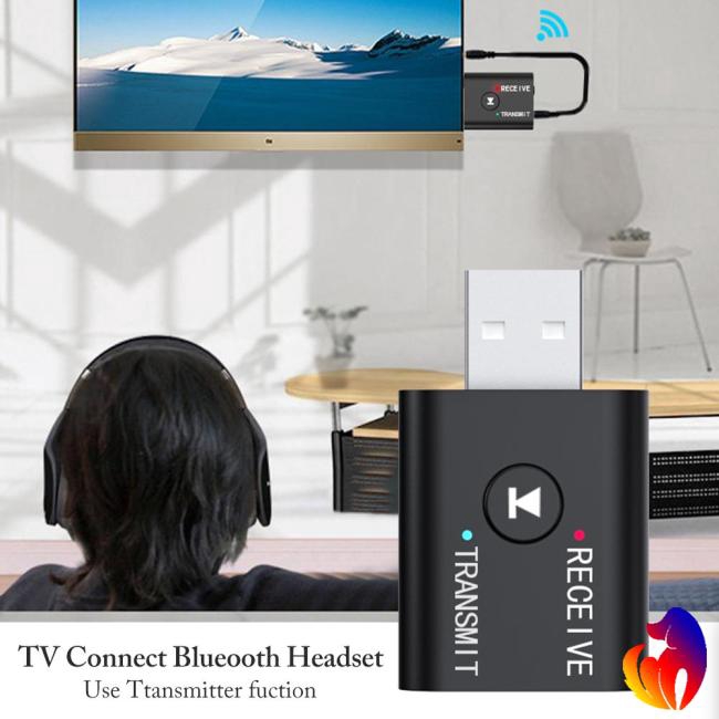 Thiết Bị Nhận Tín Hiệu Âm Thanh Bluetooth 2 Trong 1 Cho Tv Pc