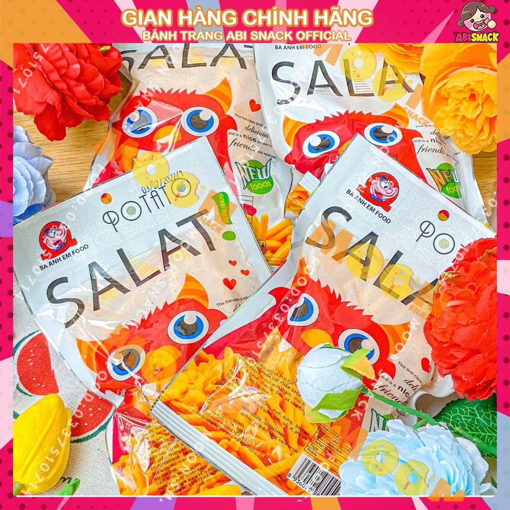 SNACK BIM SALAT BỊCH 10 GÓI 3 Anh Em Food