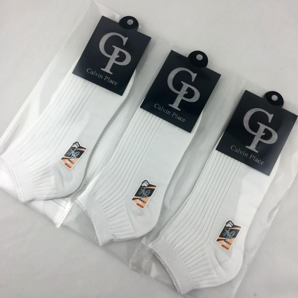 Tất nam cổ ngắn KOGANO vớ nam cao cấp gân chim cotton co giãn CP đi giày da, thể thao chạy bộ, tập gym FAS-001348