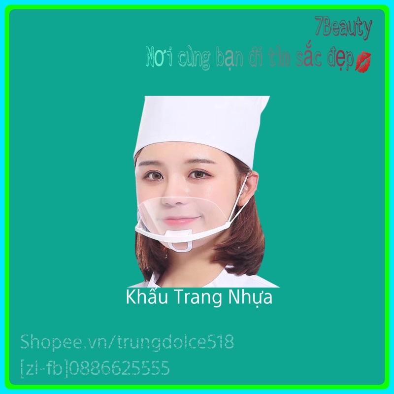 Khẩu trang nhựa dùng trong phun xăm