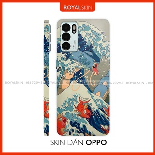 Skin Dán Mặt Lưng Cho Dòng Điện Thoại OPPO In Hình Anime Pokemon Bộ 2 - Inbox Mã Máy