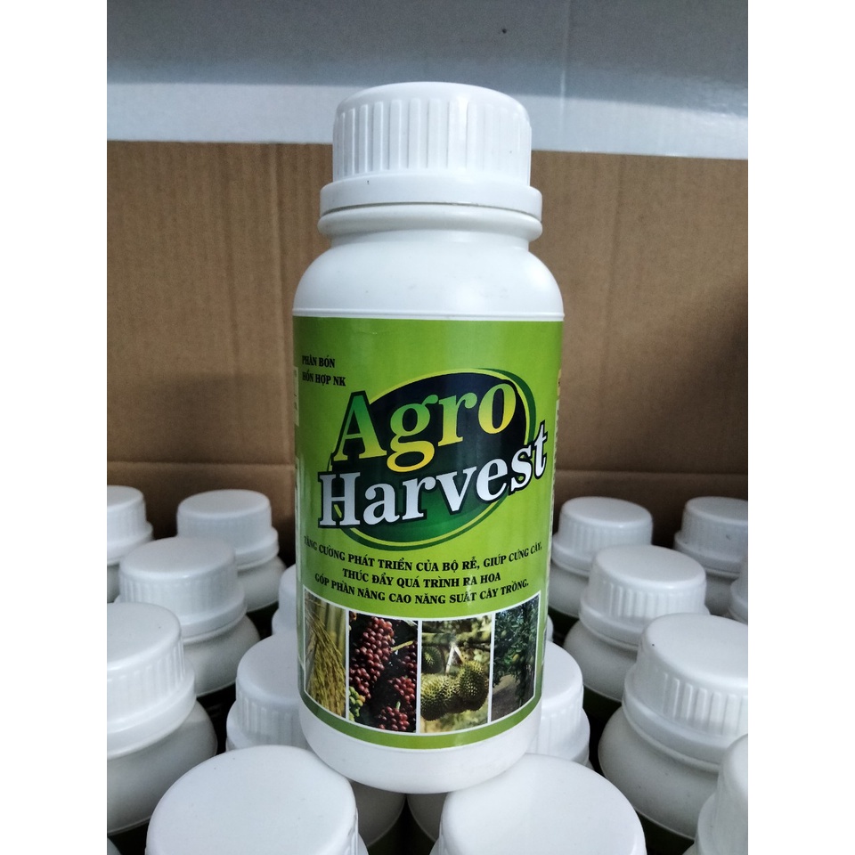 Phân bón lá Kali, Silic tăng độ ngọt, chắc trái, hạt, tăng đề kháng cây: Agro Harvest - KIEU FARM