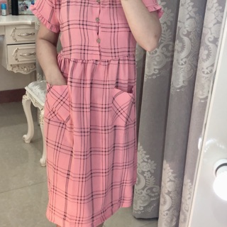 váy bầu kẻ