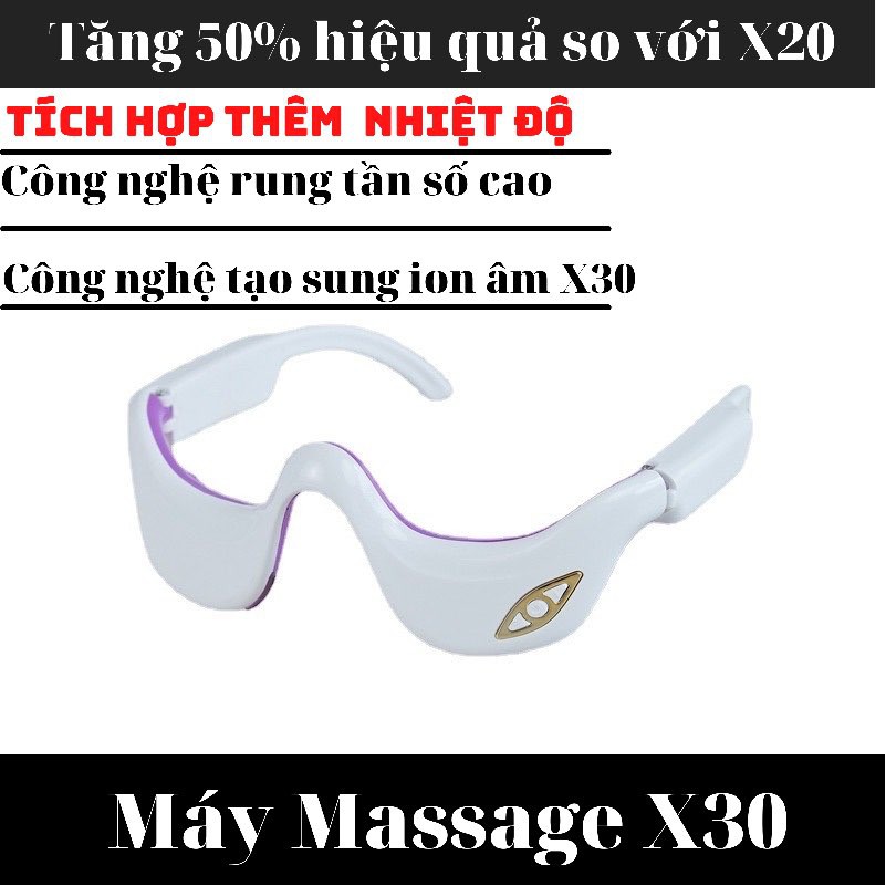 Mặt nạ mắt X20pro ION ÂM. -điện di tinh chất XOÁ QUẦNG THÂM VÀ BỌNG MẮT -máy massage mặt-mặt nạ mắt-dưỡng da mắt