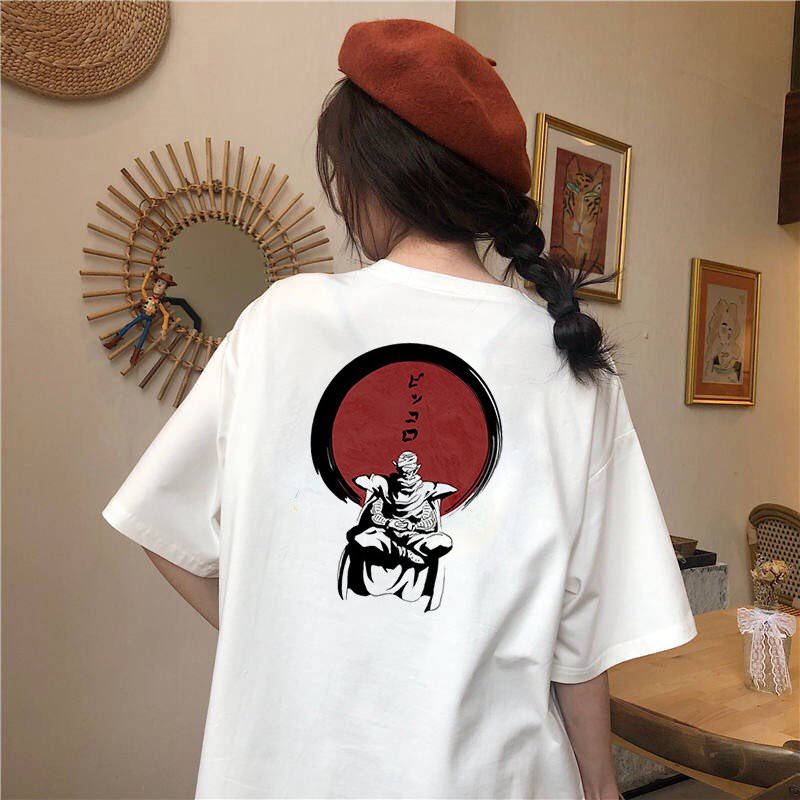 Áo thun tay lỡ form rộng Goku phong cách Nhật Bản vải dày mịn 2020T2406