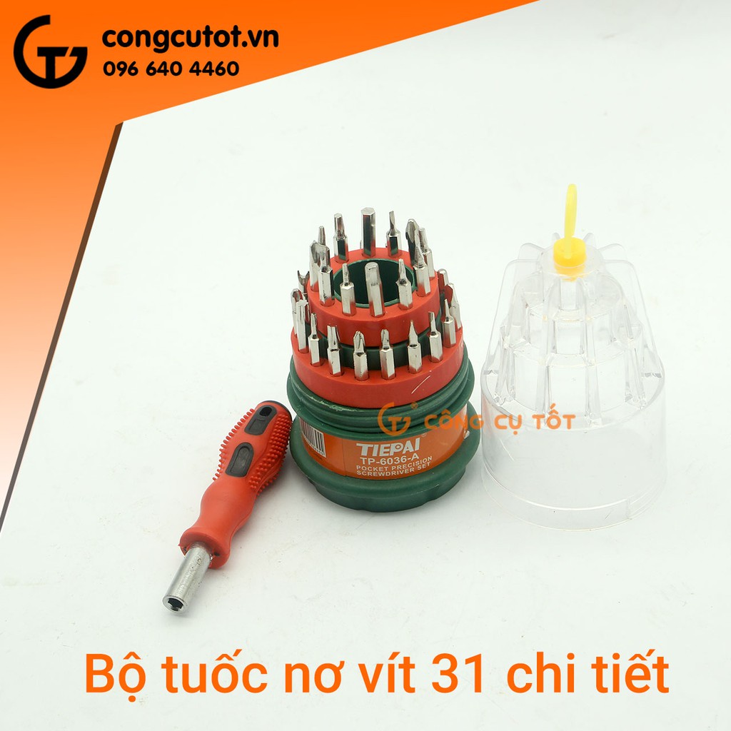 Bộ tuốc nơ vít 31 chi tiết