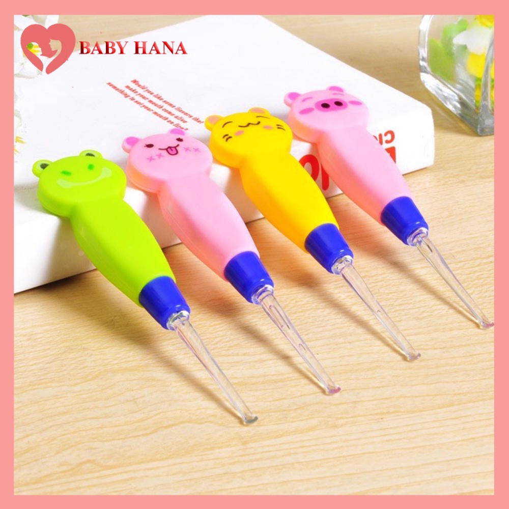 Dụng Cụ Lấy Ráy Soi Tai Có Đèn Cho Người Lớn Và Em Bé, Đèn Vệ Sinh Ngoáy Hốc Dáy Tai 3 Đầu Tiện Lợi