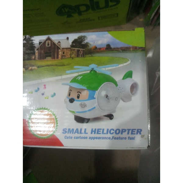 MÁY BAY TRỰC THĂNG XOAY 360 ĐỘ CÓ ĐÈN - CÓ NHẠC (TẶNG PIN)