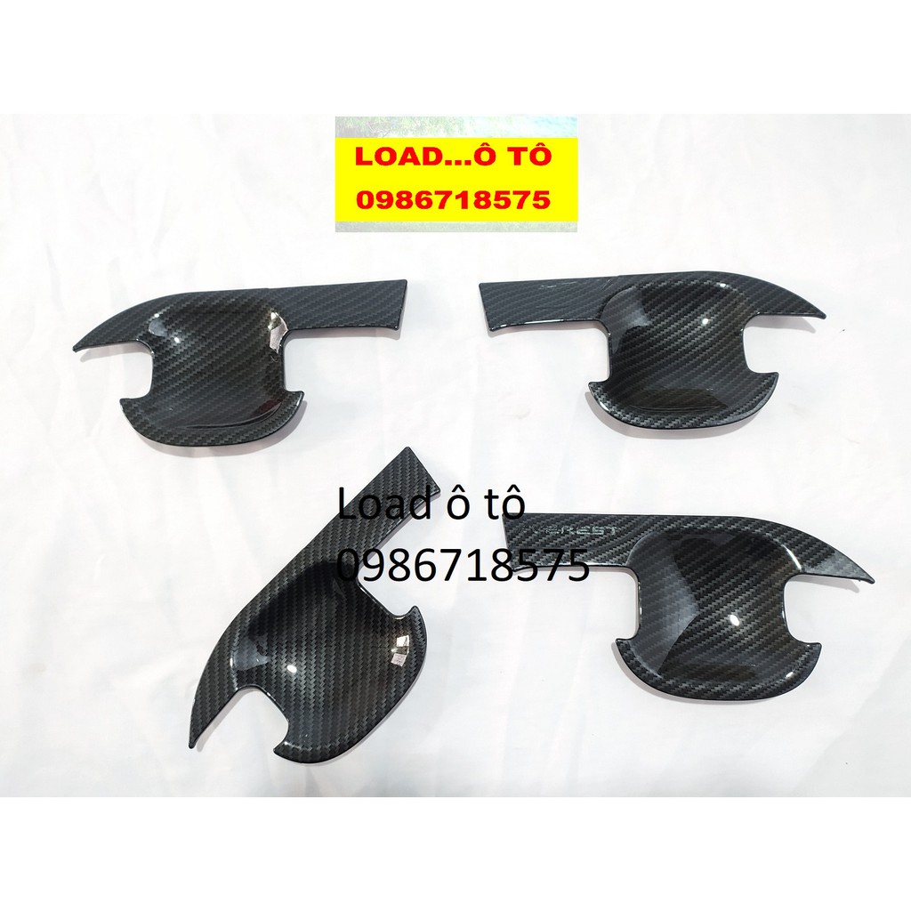 Ốp Hõm Cửa Carbon Xe Ford Everest 2022-2019 Cao Cấp Nhất Thị Trường
