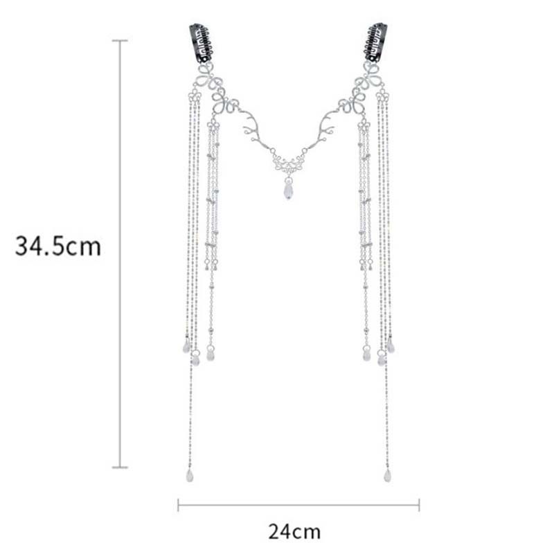 Băng Đô Cài Tóc Đính Pha Lê Hình Giọt Nước