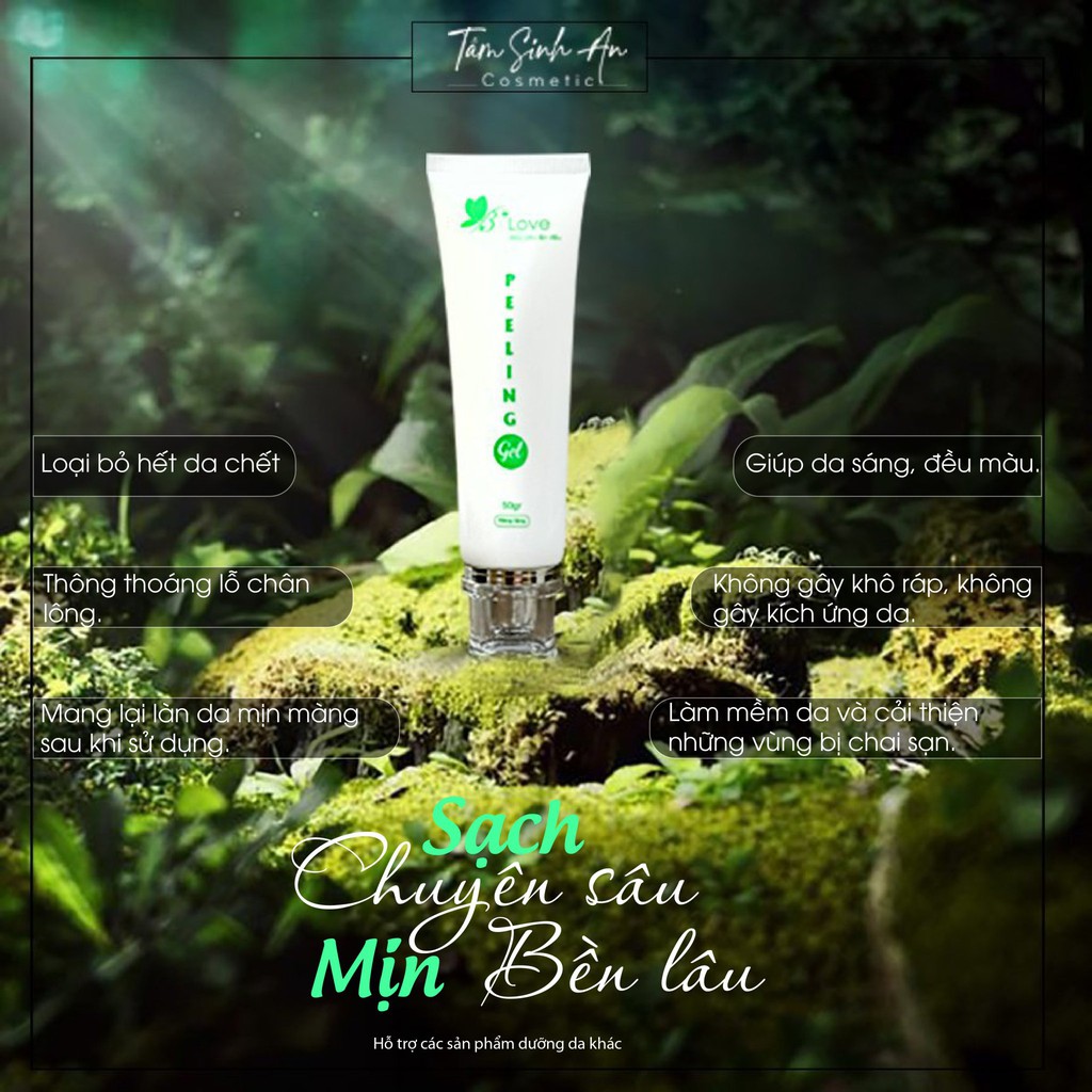 Kem Tẩy Da Chết Vùng Kín 💖 Loại Bỏ Hoàn Toàn Tế Bào Chết Toàn Thân - LOVE PEELING - Tâm Sinh An Cosmetic