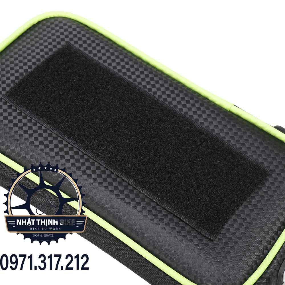 Túi treo xe đạp túi xe đạp Bsoul 2 ngăn có cảm ứng Canvas