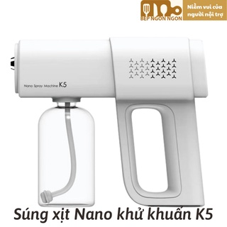 Súng phun K5 khử khuẩn khử trùng Nano phun diệt khuẩn bằng tia UV_BEP NGON NGON