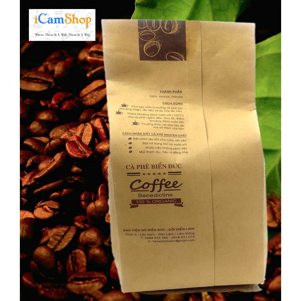 Cafe nguyên chất ORganic 100% BIỂN ĐỨC