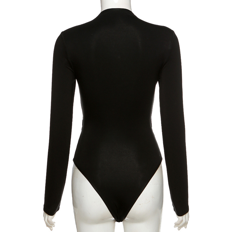 DUNEA Bộ Đồ Liền Thân Màu Trơn Thiết Kế Gợi Cảm Cho Nữ