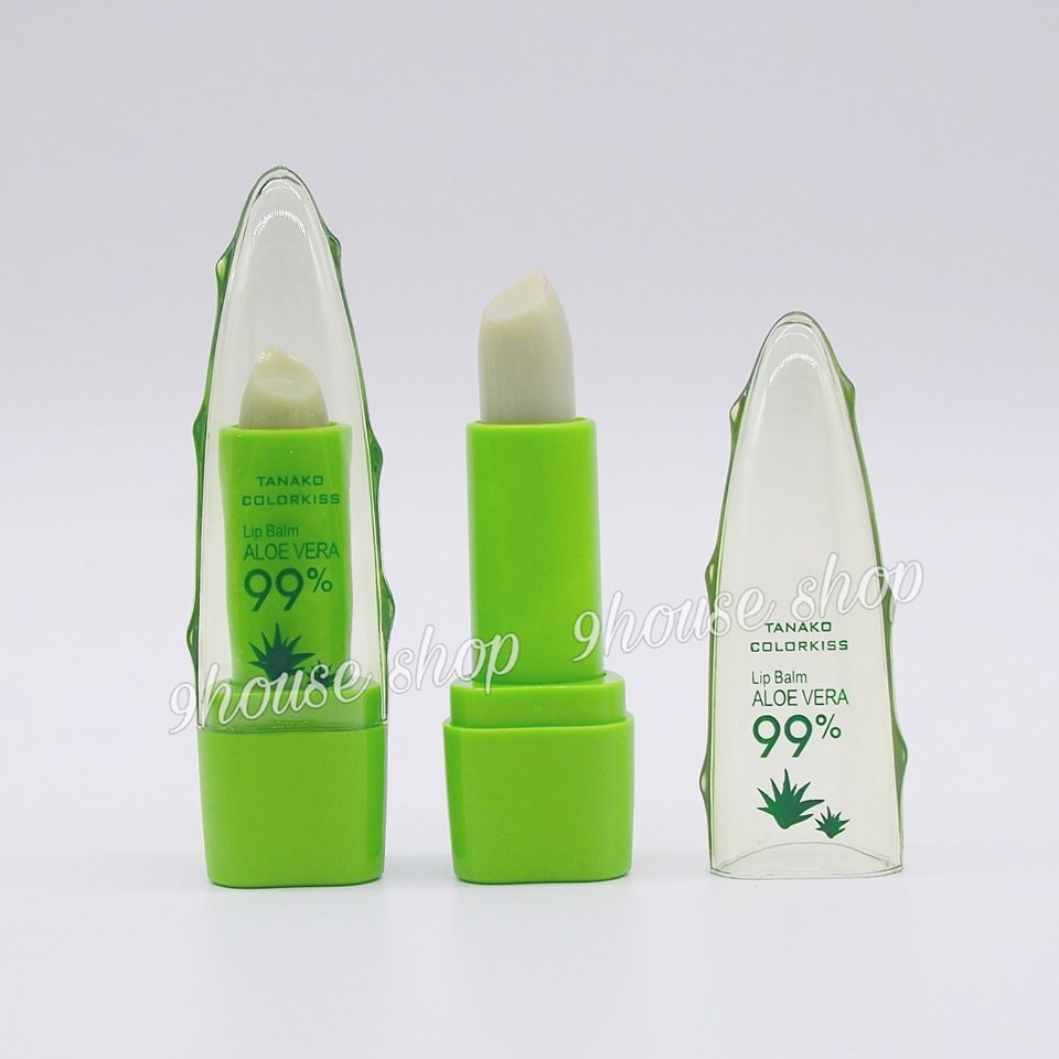 01 Dưỡng Môi Nha Đam Aloe Vera 99% Tanako Colorkiss - LIP BALM